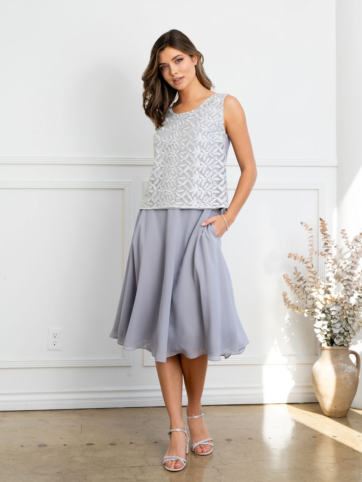 Eva Fashion 3530 Short Mother of the Bride Jacket Cocktail Dress