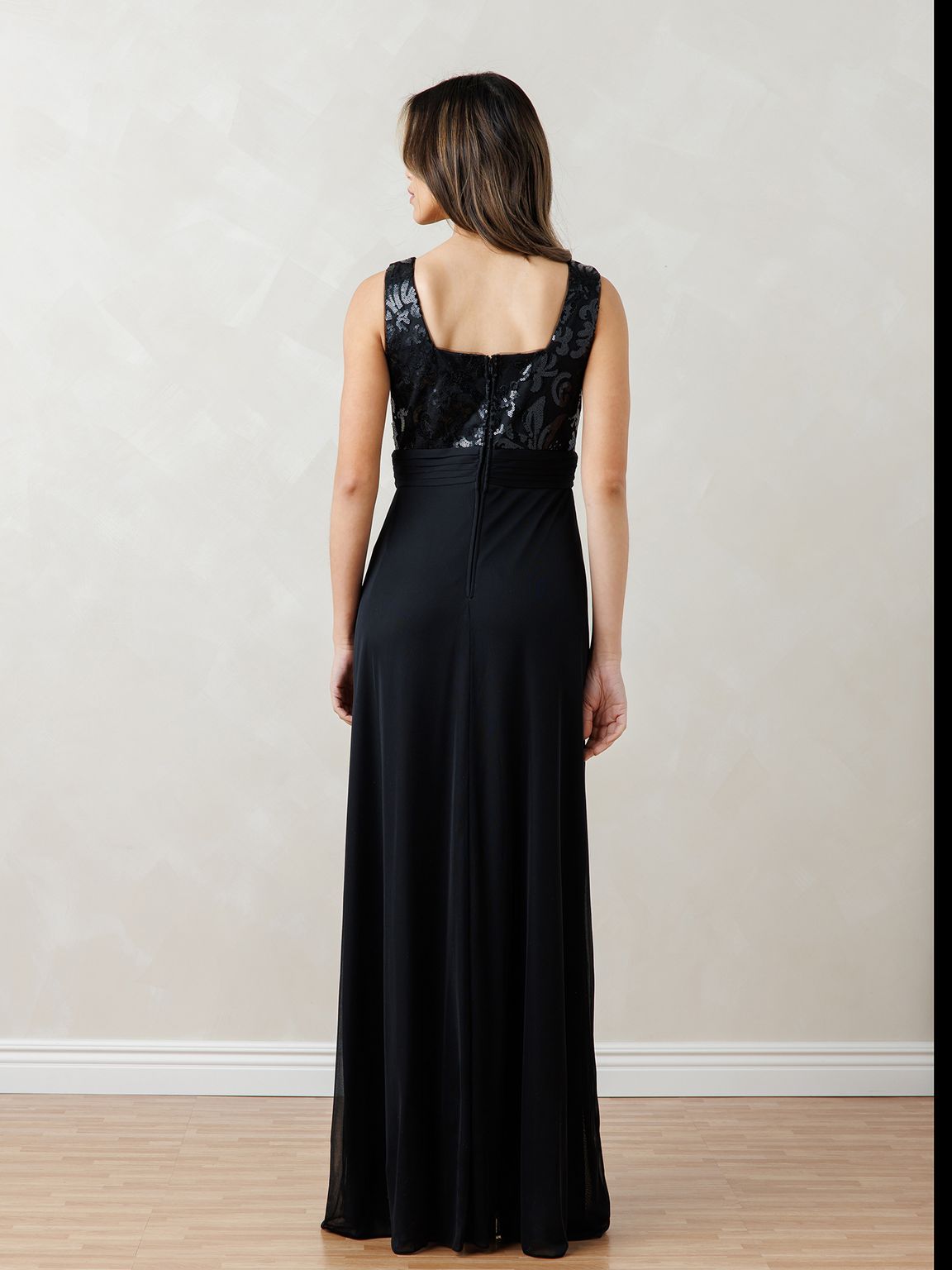 Eva Fashion 3531 Sequin Long  Formal Lace Bolero Evening  Dress