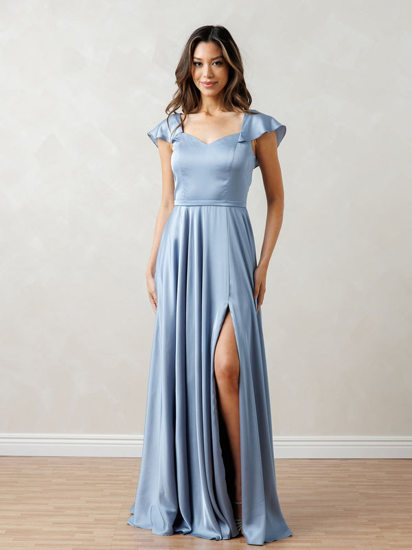 marina metallic flutter sleeve dress MARINA | Dresses | Marina Gold Sequin Flutter Sleeve Dress