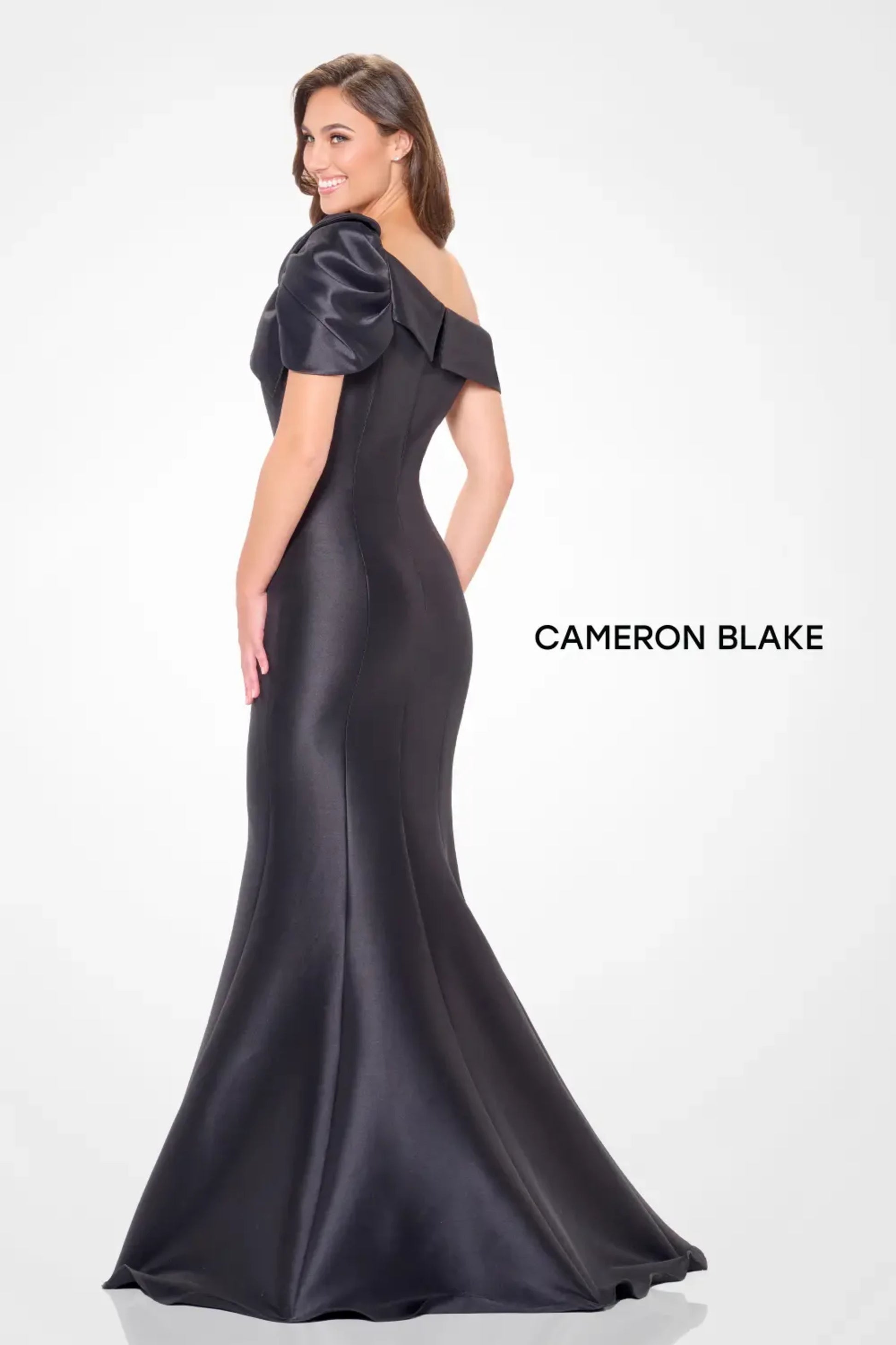 Cameron Blake CB3243 Formal Long Beaded Ruffle Evening Dress