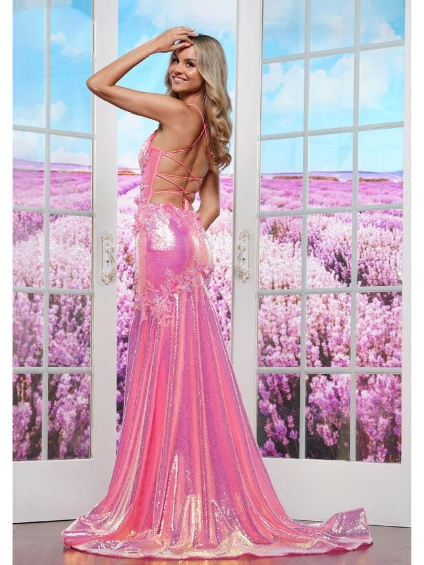 Colors 3540 Formal 3D Flower Mermaid Long Prom Dress – The Dress Outlet