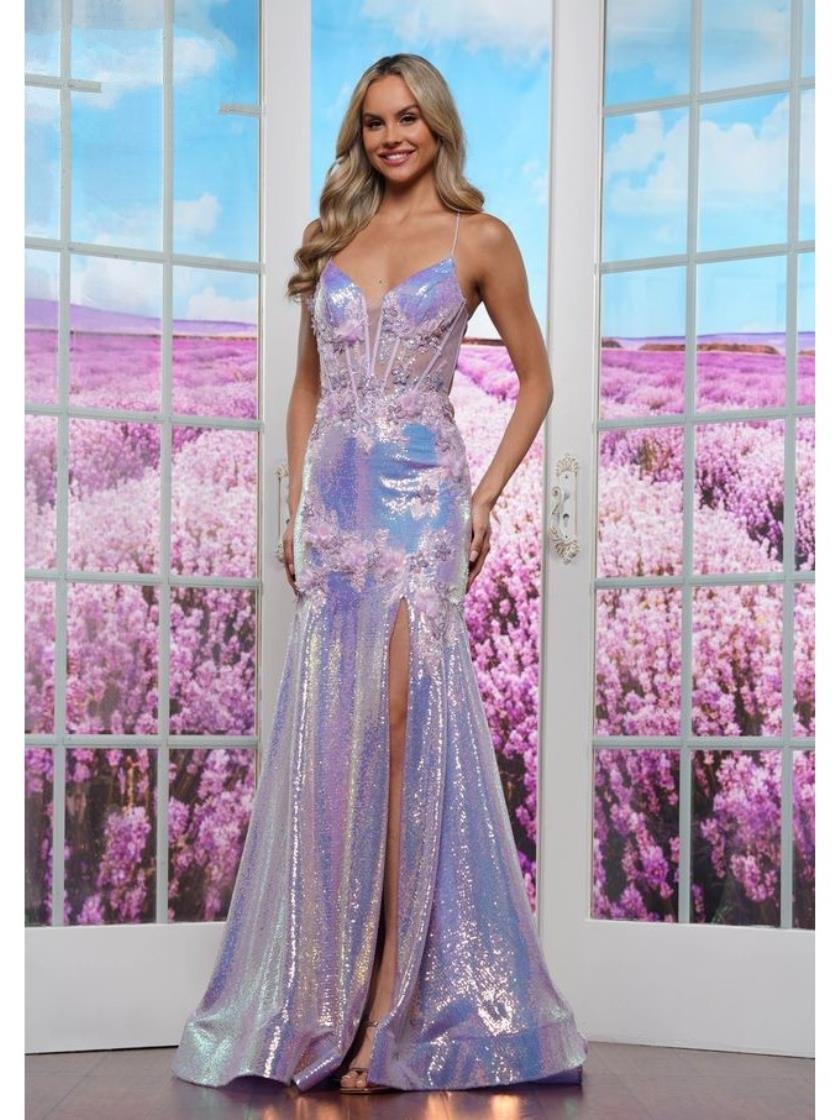 Prom Dresses Formal Sweetheart Mermaid Long Prom Dress Lilac