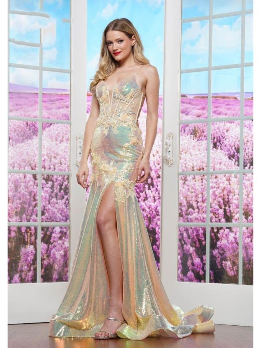 Colors 3540 Formal 3D Flower Mermaid Long Prom Dress The Dress Outlet Colors 3540 Formal 3D Flower Mermaid Long Prom Dress The Dress Outlet