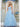 Prom Dresses Long Print Mesh Formal Prom Dress Blue
