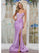 Prom Dresses Long Formal Glitter Mesh Prom Dress Lilac