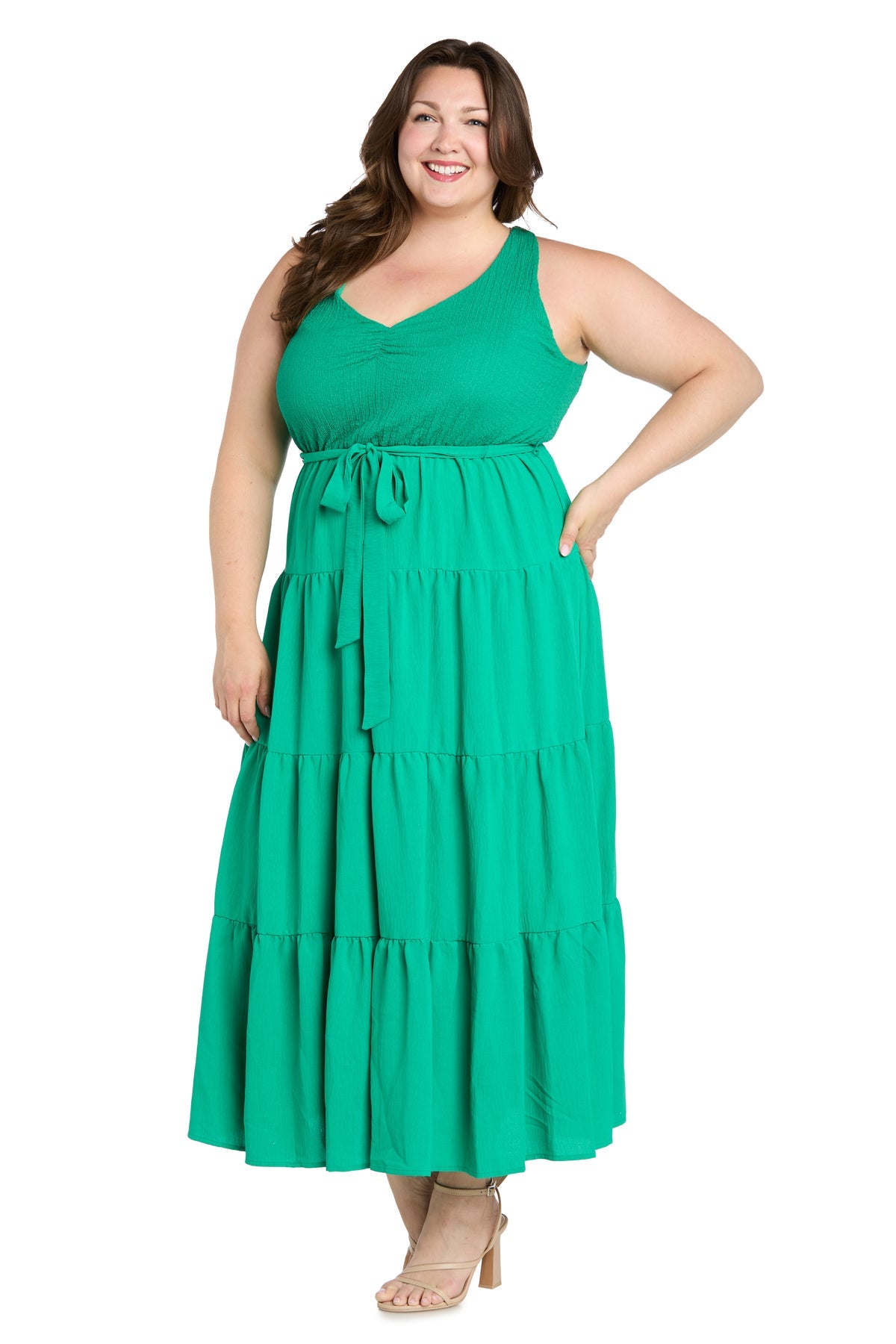 R&M Richards 3566W Long Maxi Formal Plus Size Dress