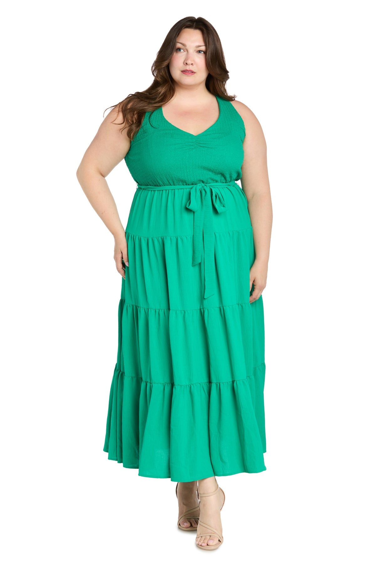 R&M Richards 3566W Long Maxi Formal Plus Size Dress