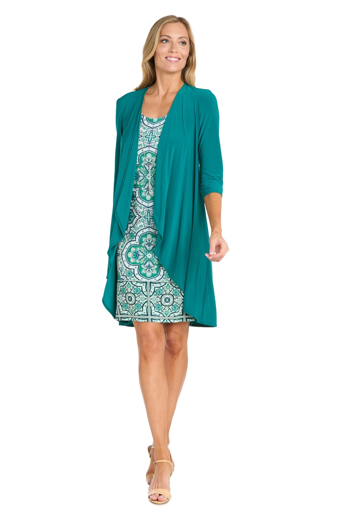 R&M Richards 3567P Mother of the Bride Short Petite Jacket Dress