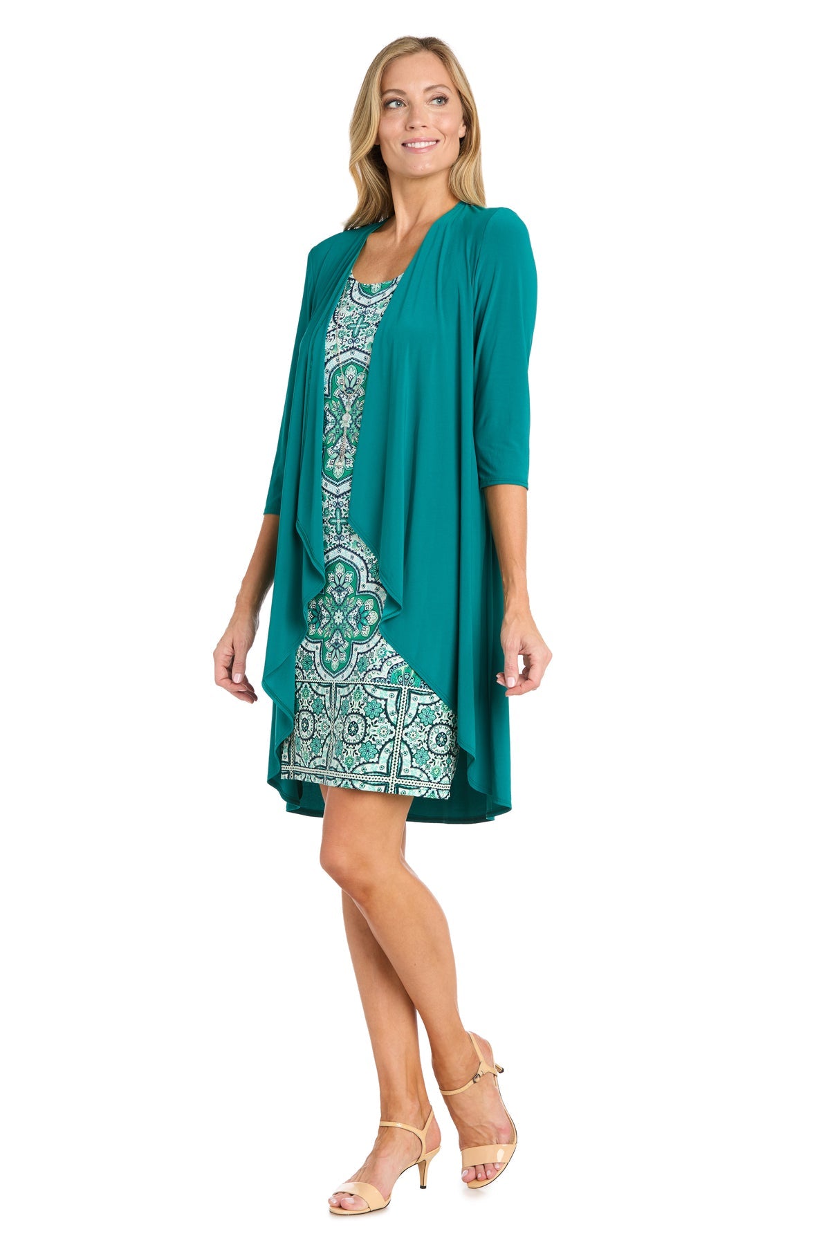 R&M Richards 3567P Mother of the Bride Short Petite Jacket Dress