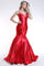 Prom Dresses Long Mermaid Formal Evening Prom Gown Red