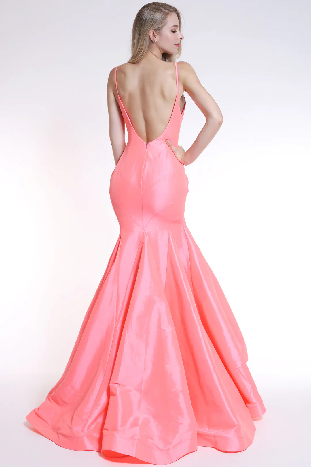 Prom Dresses Prom Long Mermaid Formal Evening Gown Bright Coral Pink