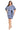 Plus Size Dresses Plus Size Short Cocktail Dress White/Denim