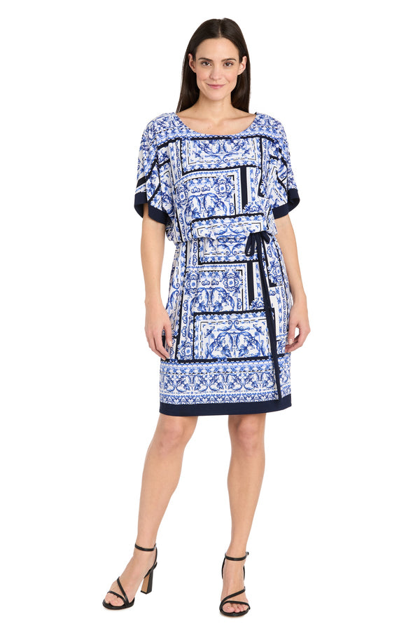 Short Cocktail Dress Wrap R&M Richards 3574
