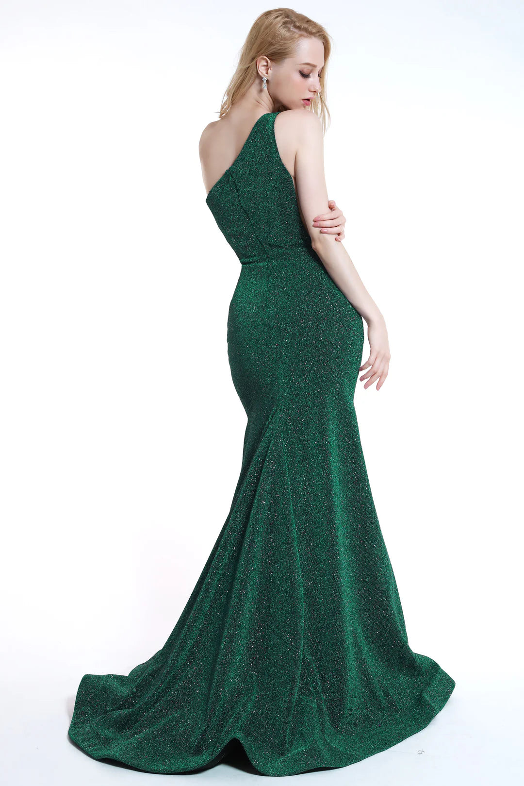 Prom Dresses Glitter Long Formal Mermaid Prom Dress Emerald