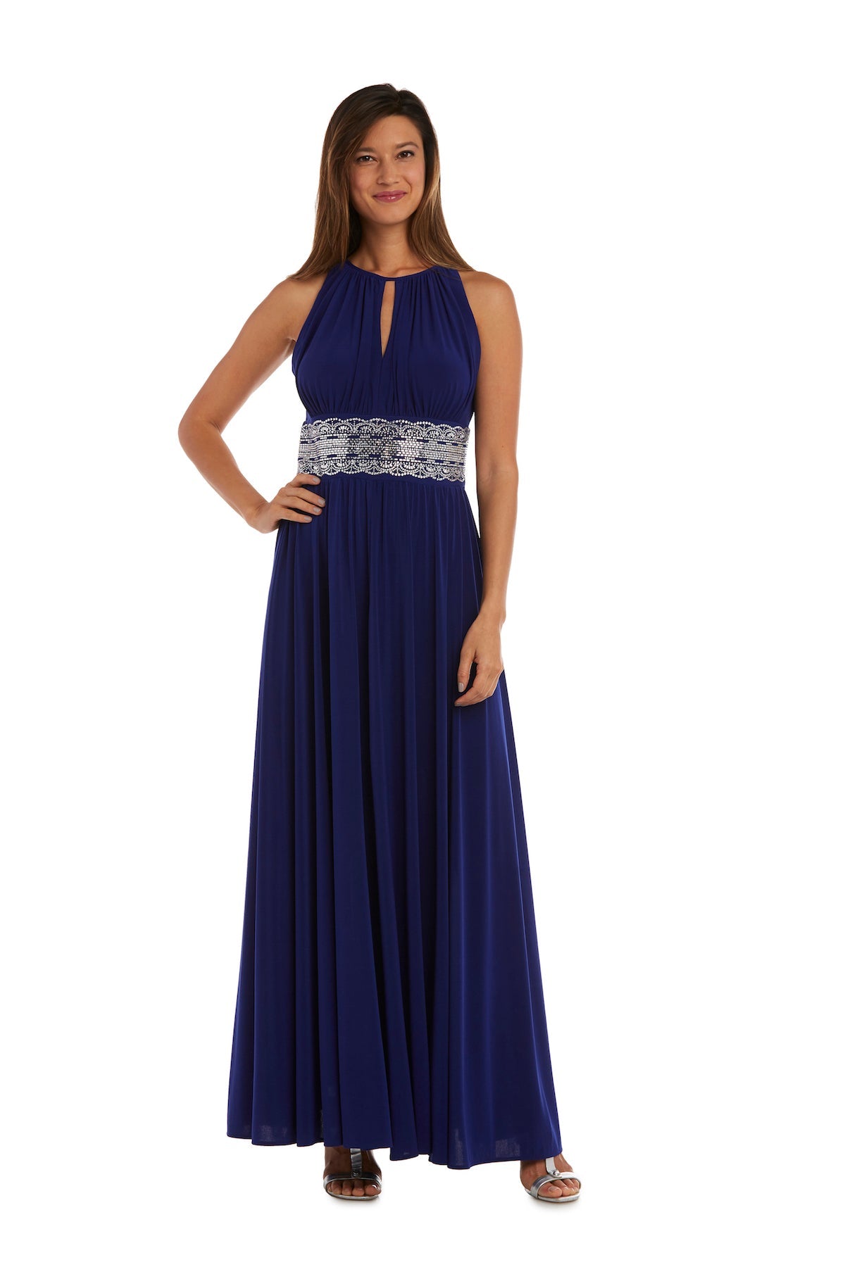 R&M Richards 3578P Long Formal Petite Evening Dress