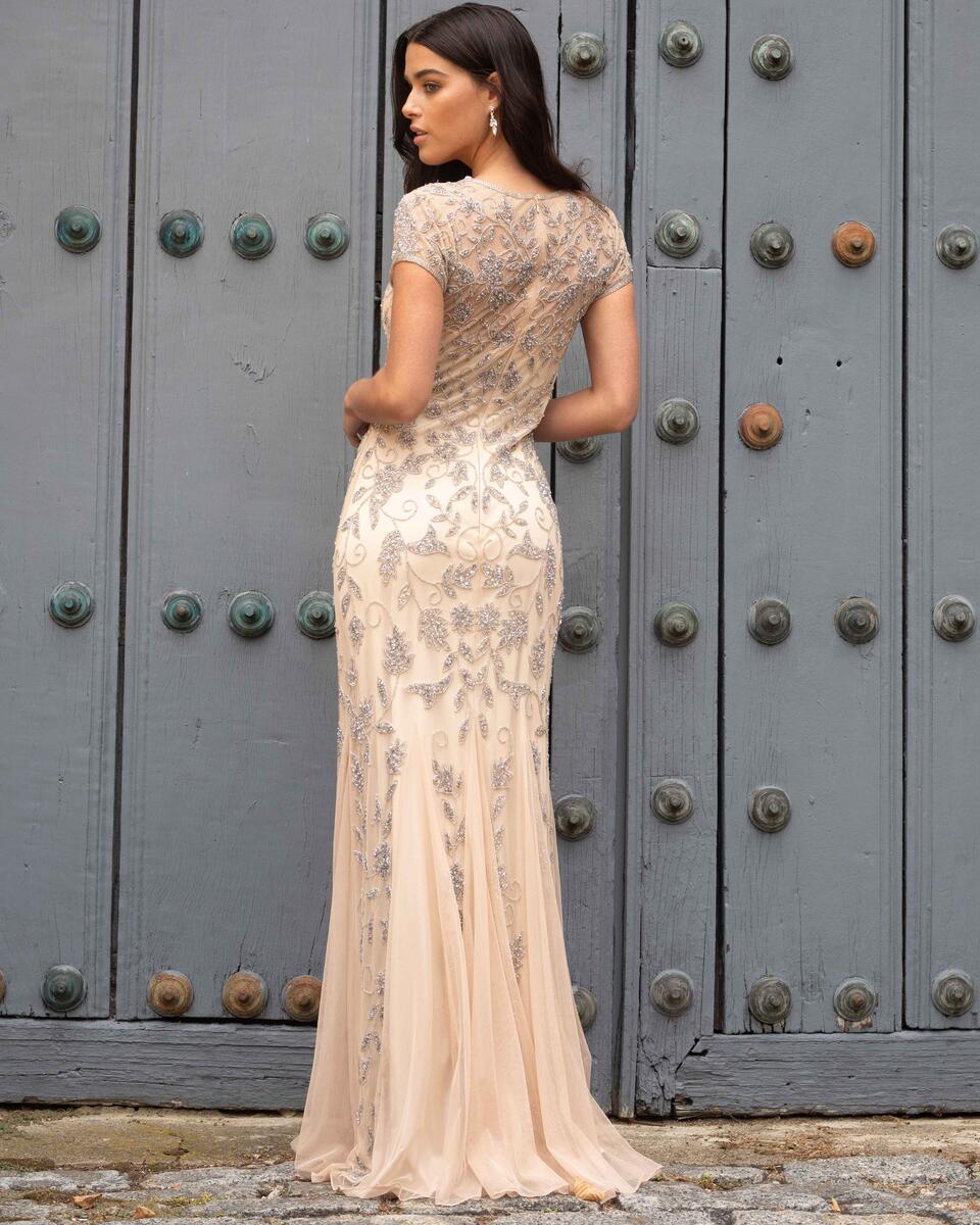 Illusion Floor-Length Mesh Formal Mermaid Gown Primavera Couture PC3583