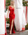 Prom Dresses Long Fitted Formal Cut Glass Prom Dress Red