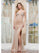 Prom Dresses Long Formal Fitted Evening Prom Dress Nude