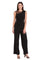 Jumpsuit Long Formal Floral Sequin Jumpsuit Black