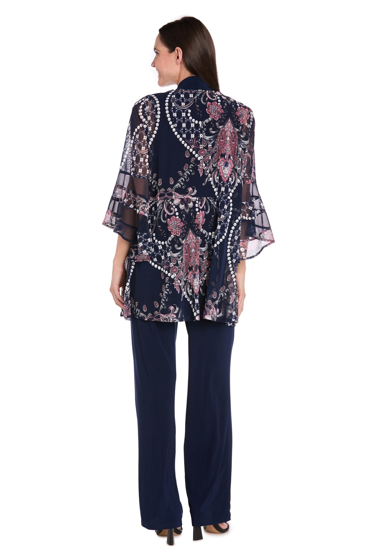 R&M Richards 3632 Long Mother of the Bride formal Pant Suit