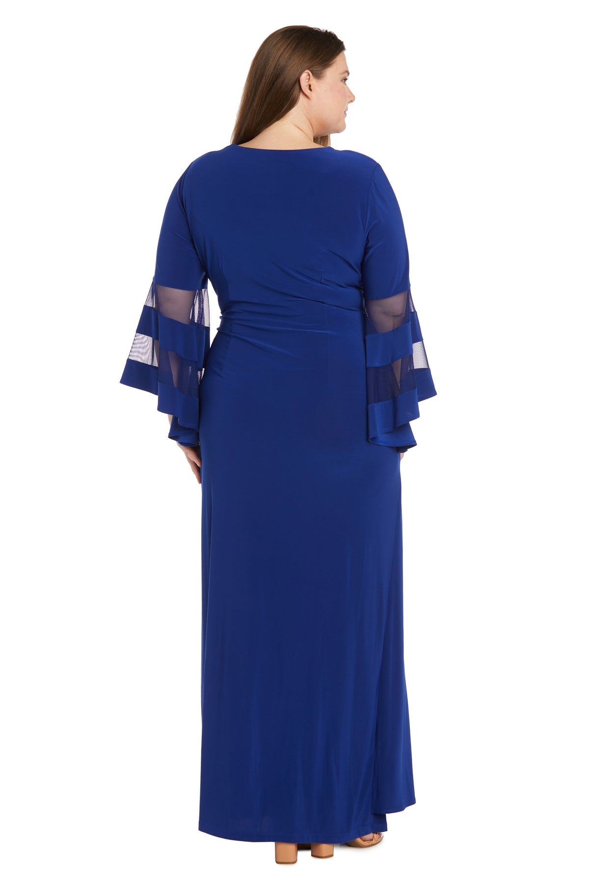 R&M Richards 3641W Long Formal Plus Size Evening Dress