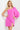 Cocktail Dresses Fitted Short Ruched Bodice Cocktail Dress Hot-Pink