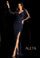 Mother of the Bride Dresses Long Sleeve Mother of the Bride Formal Keyhole Dress Navy Rose Gold