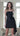 Cocktail Dresses Homecoming Pleated Short Lace Cocktail Sequin Dress Black