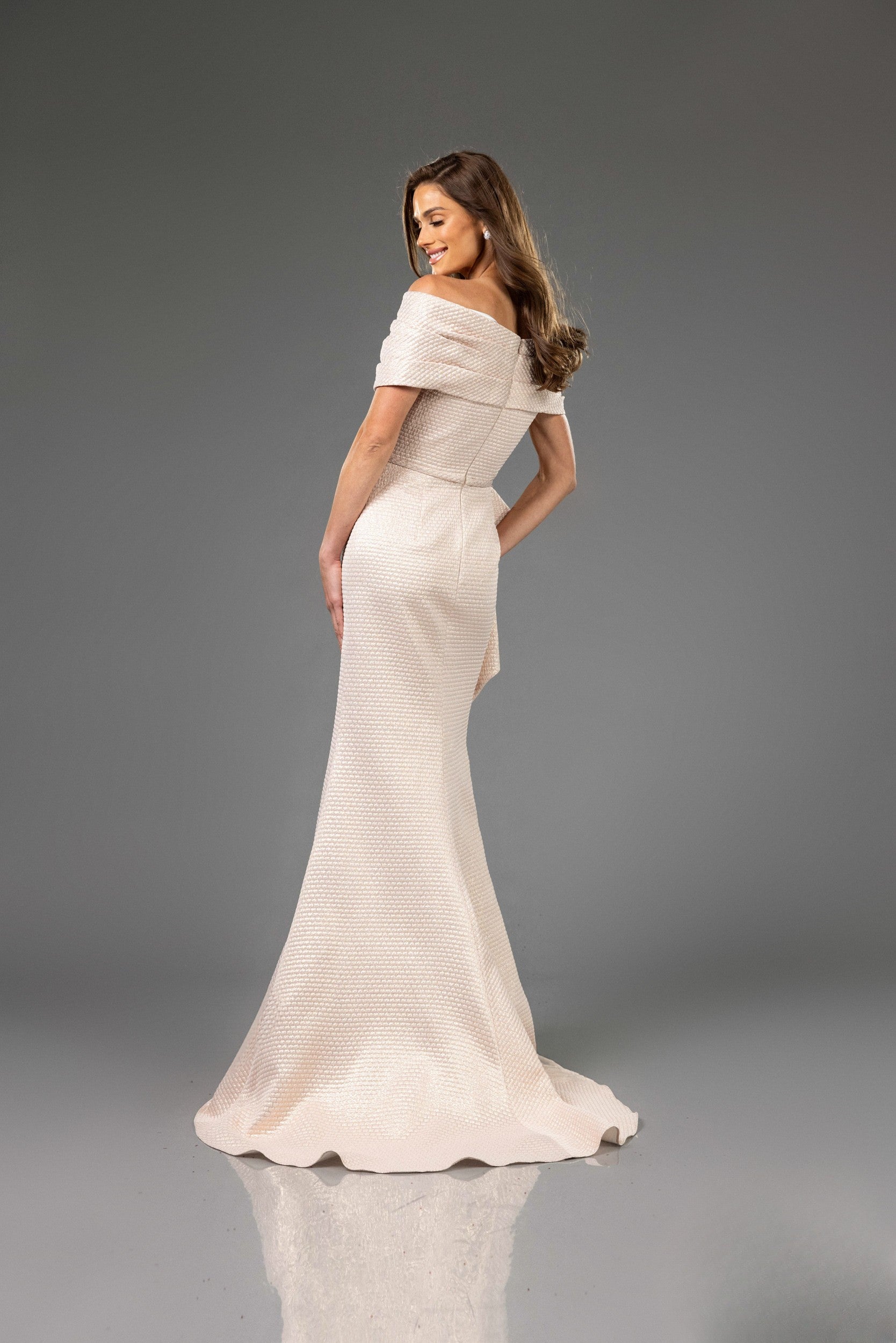 Formal Dresses Long Formal Metallic Evening Dress Champagne