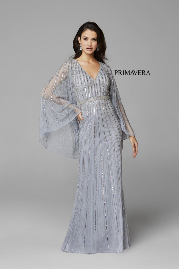 Formal Mother of the Bride Long Fitted Dress Primavera Couture 3672
