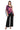 Jumpsuit Long Formal Floral Print Jumpsuit Black/Plum/Berry