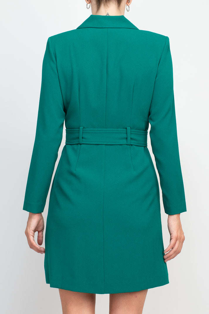 Taylor 3690M Long Sleeve Short cocktail Blazer Dress