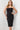 Cocktail Dresses Ruffle Sleeve Tea Length Cocktail Dress Black