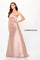 Formal Dresses Long Pleated Formal Evening A Line Dress Blush