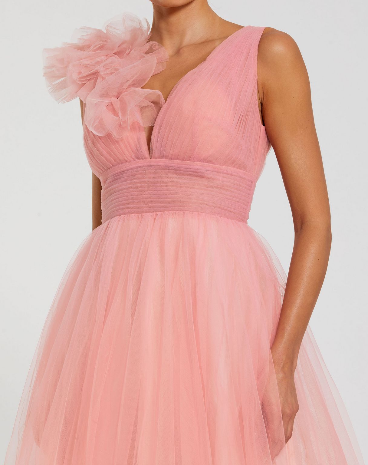 Mac Duggal 37001 Long Ball Gown Ombre Prom Dress