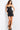 Cocktail Dresses Short Pleated Neckline Cocktail Dress Black