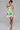 Cocktail Dresses Homecoming Short Floral Print Cocktail Dress Green/Yellow Print