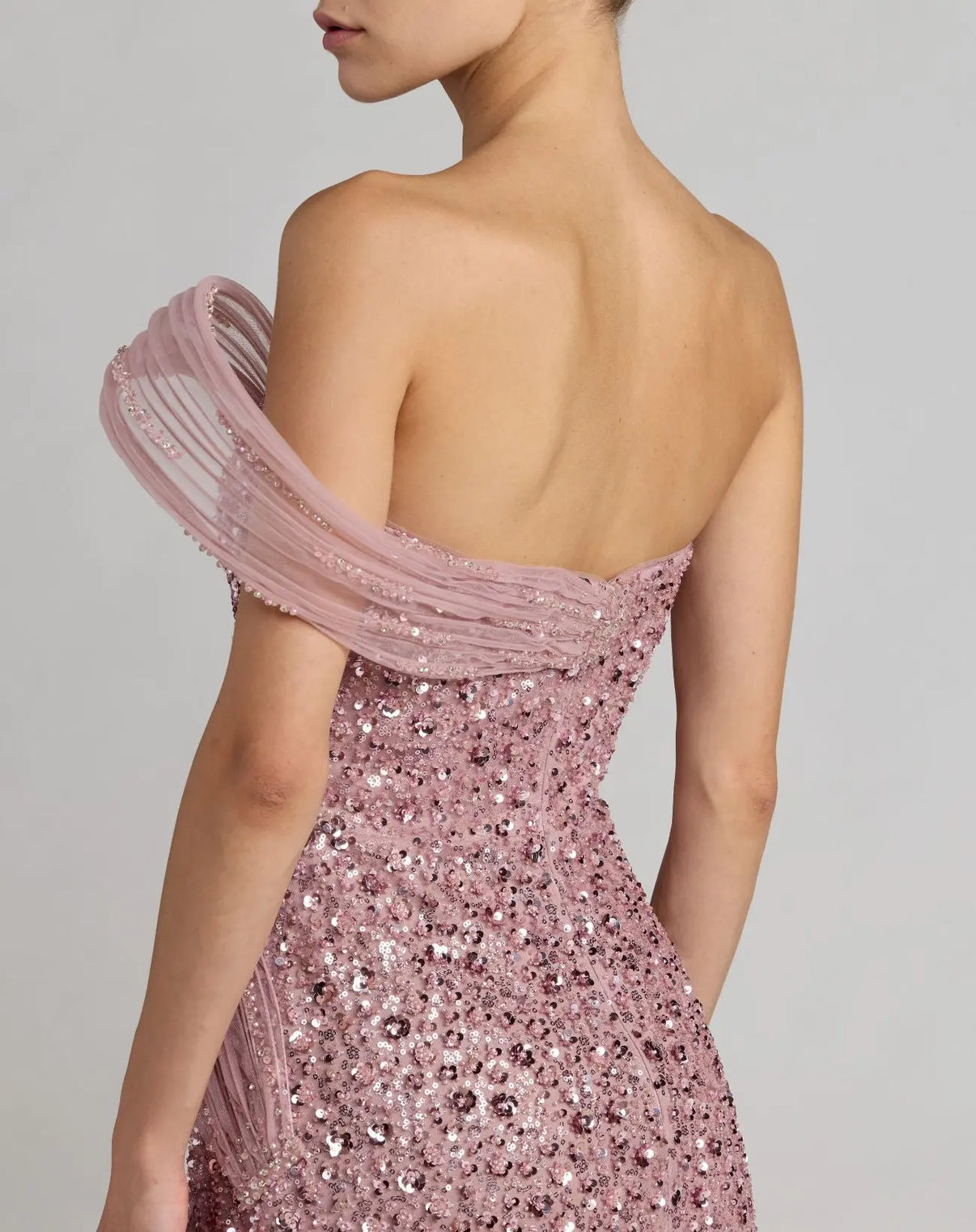 Off-the-Shoulder Floor-Length Sequin Formal Mermaid Mac Duggal 9937085P