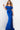 Formal Dresses Long Fitted High Slit Formal Evening Dress Royal