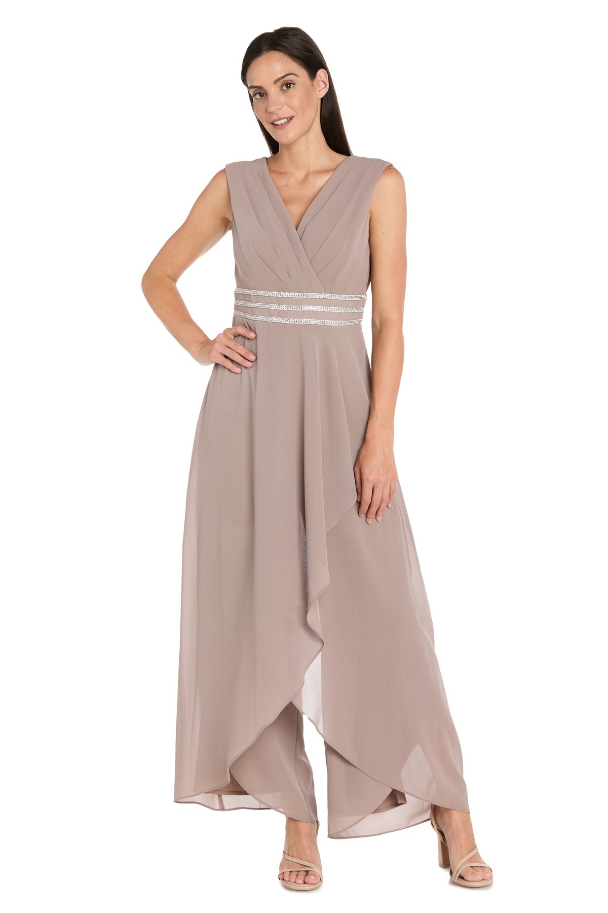 Jumpsuit Formal Long Jumpsuit Mocha