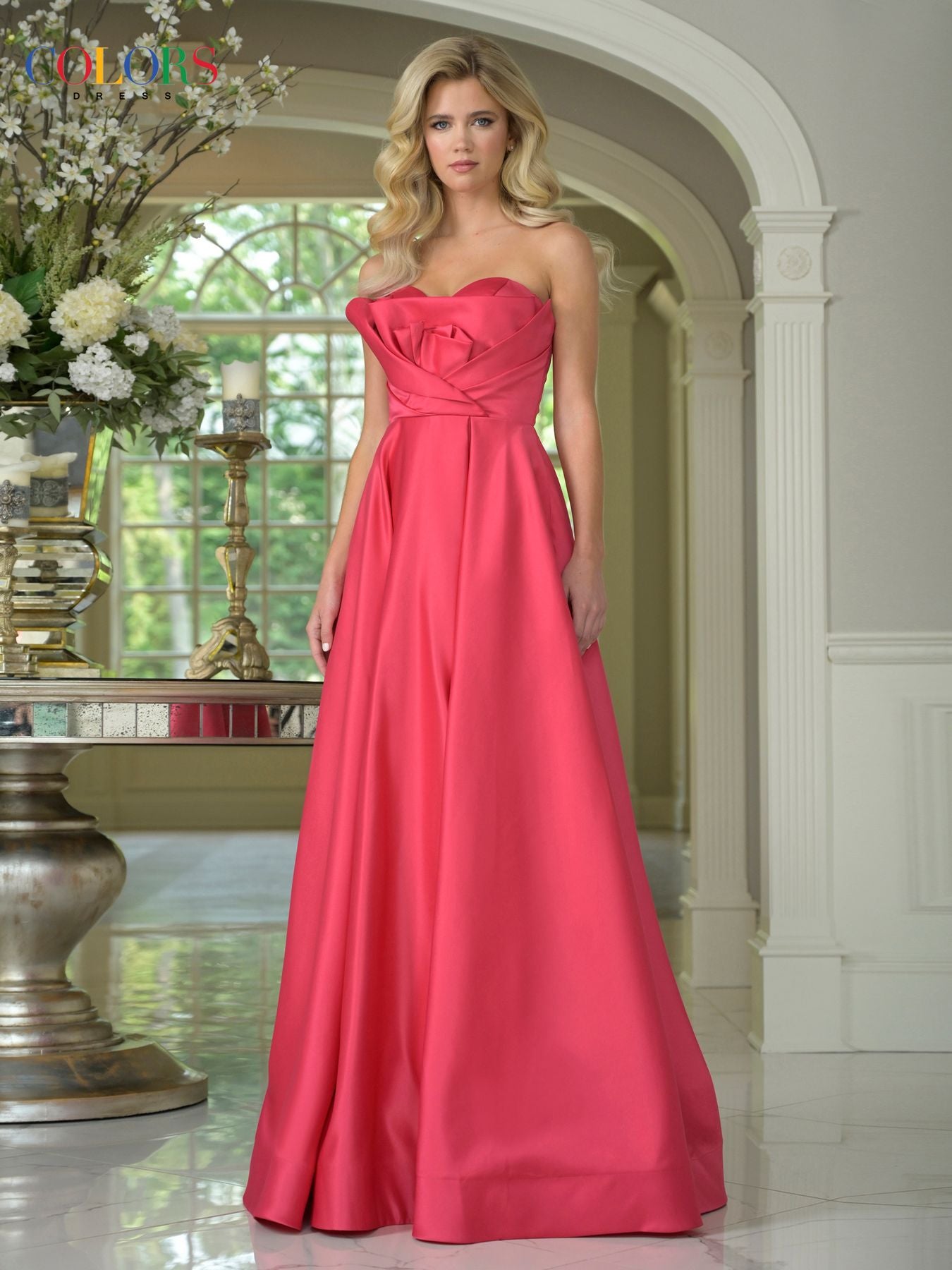 Prom Dresses Long Formal A Line Prom Dress Hot Pink