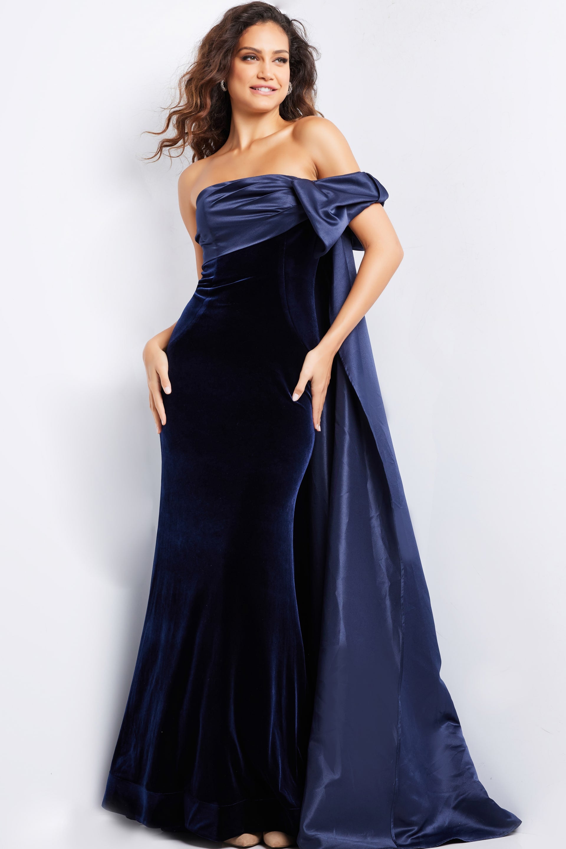 Jovani 37391 Prom Dress - Navy/Navy | NewYorkDress Jovani 37391 Prom Dress - Navy/Navy | NewYorkDress