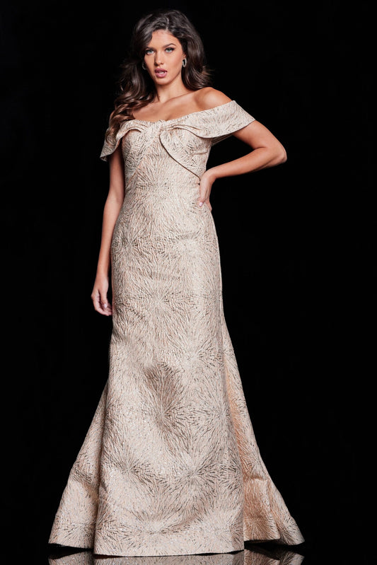 Formal Dresses Pleated Long Mermaid Evening Formal Dress Champagne