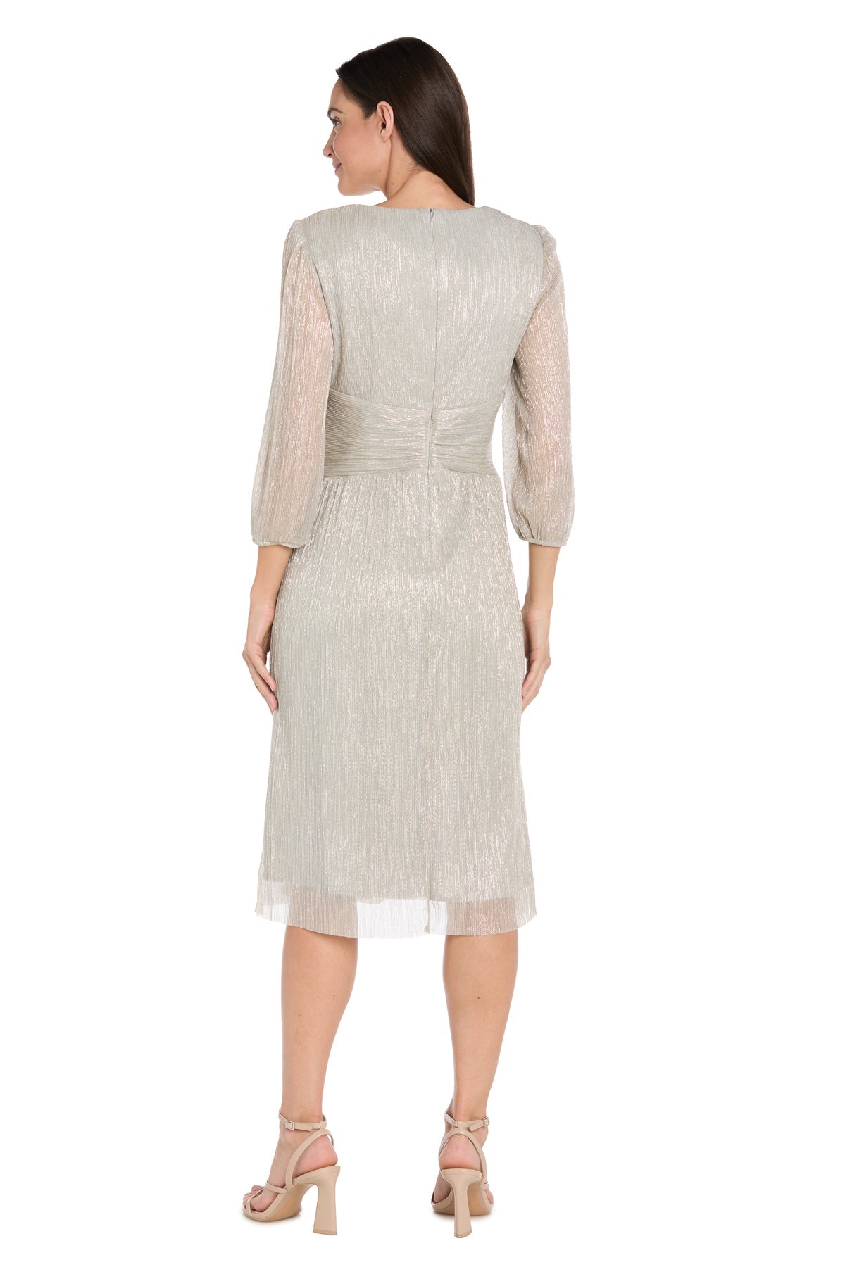 R&M Richards 3741 Homecoming Short Metallic Cocktail Dress