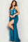 Prom Dresses One Shoulder Beaded Prom Dress Teal