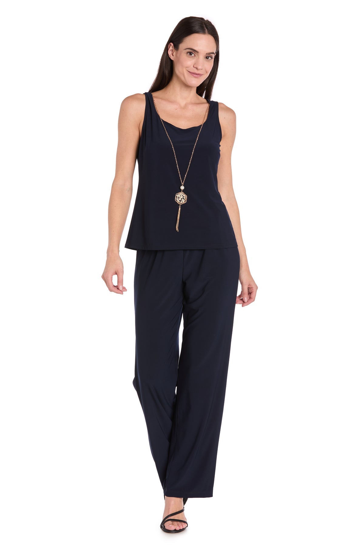 Pant Suit Long Formal Jacket Floral Pant Suit  Navy/Wine