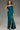 Formal Dresses Fitted Long Formal Beaded Evening Dress Dark Green