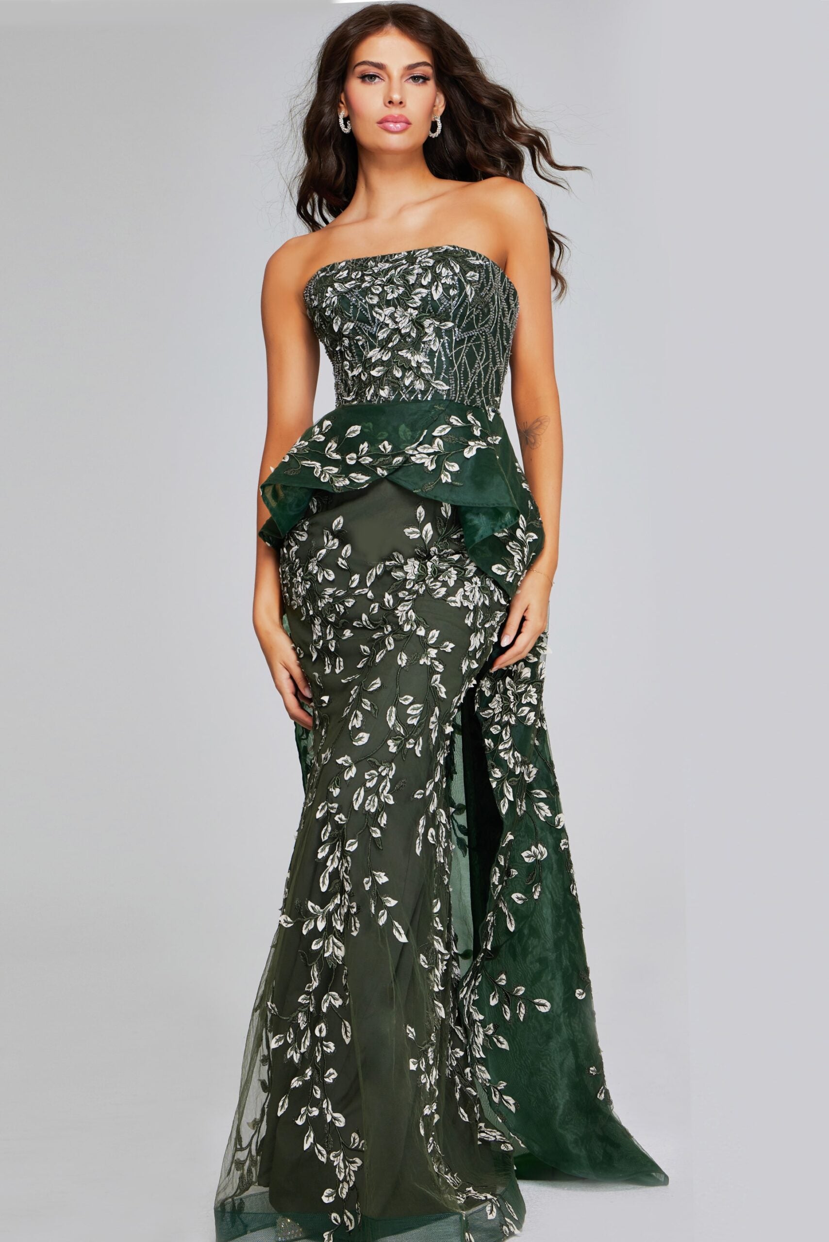 Jovani 37599 Prom Dress - Dark Green | NewYorkDress Jovani 37599 Prom Dress - Dark Green | NewYorkDress