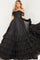 Prom Dresses Pleated Long Ball Gown Formal Prom Dress Black
