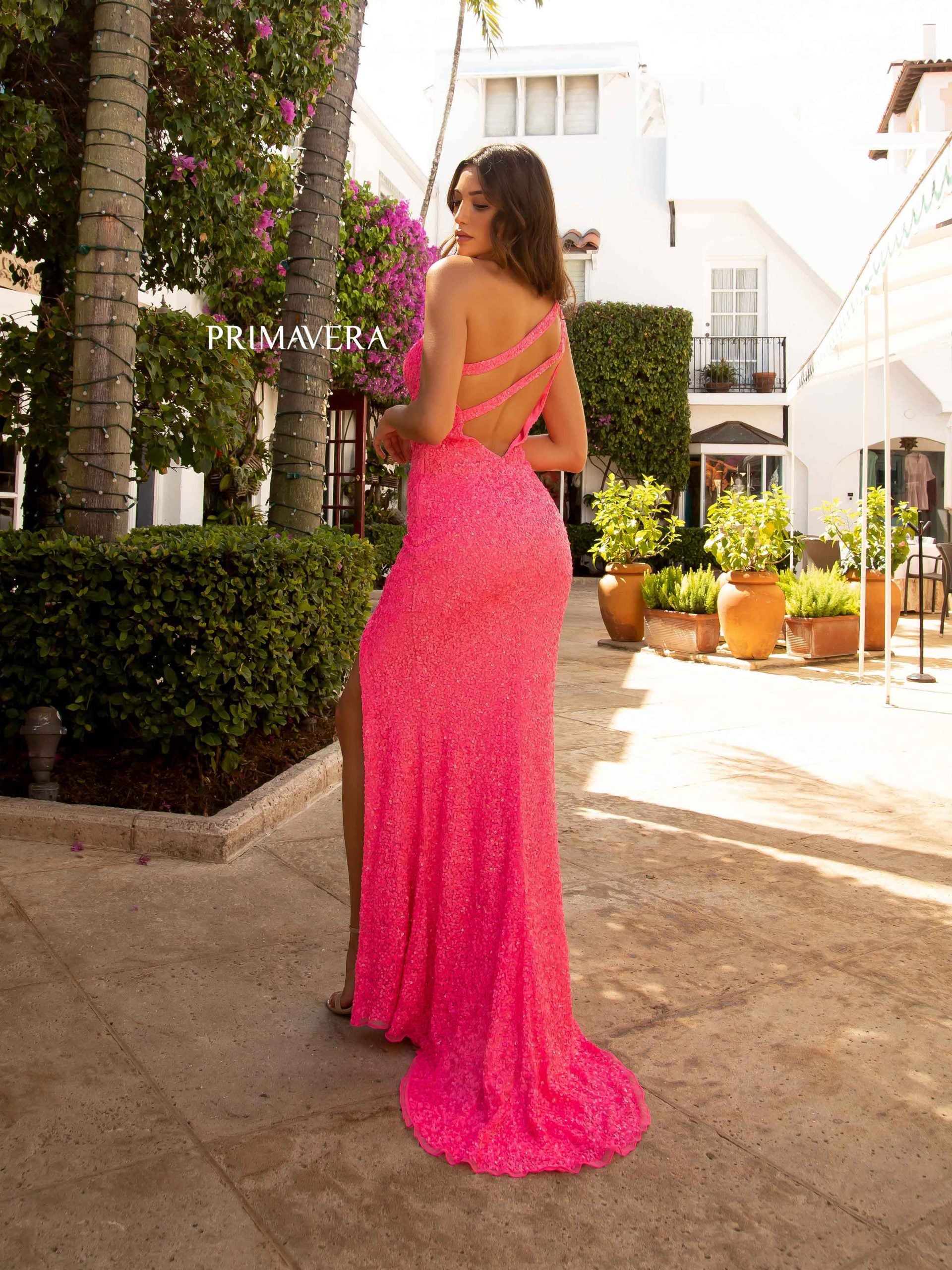Primavera Couture 3761 Fitted Long Sequin Prom Dress